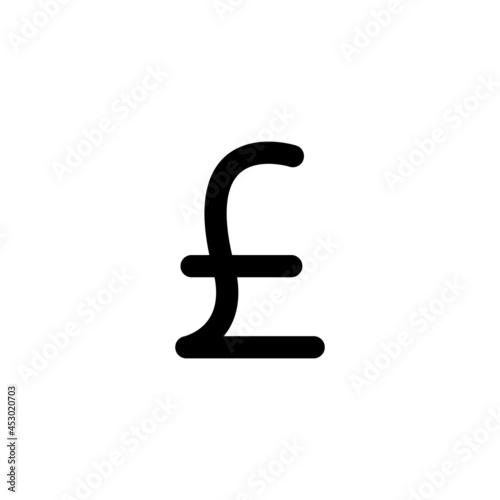 通貨記号　ポンド　ベクターイラスト