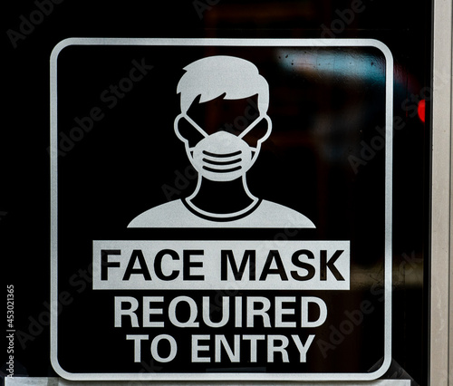 Face Mask required for entry