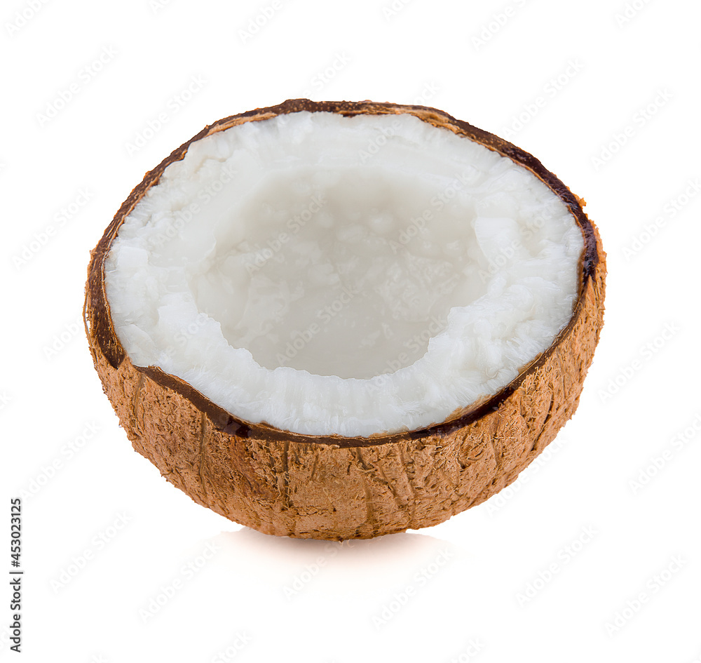 coconuts isolated on the white background coconuts isolated on the white background