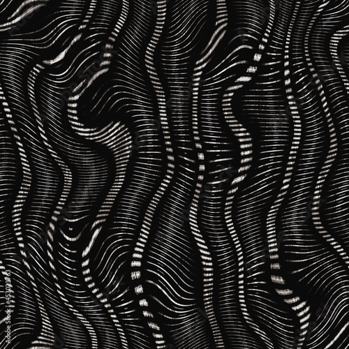 Seamless black and white abstract background