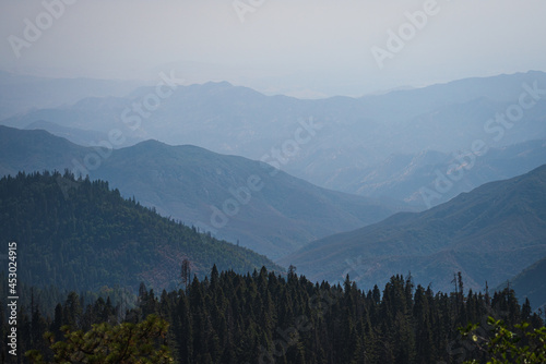 Mountains in Sequoia and Kings Canyon National Park 