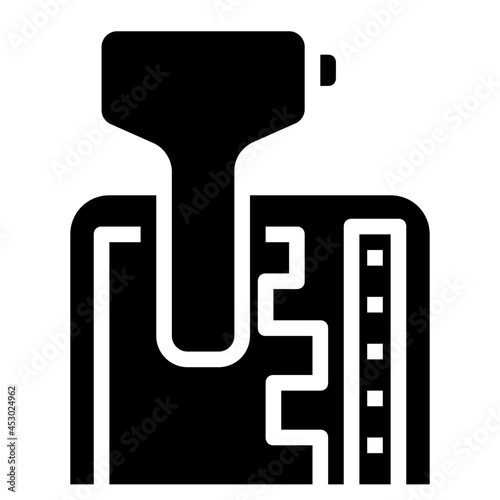 Gear glyph icon