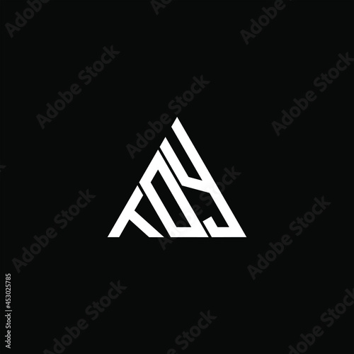 Foto TDY letter logo creative design. TDY unique design