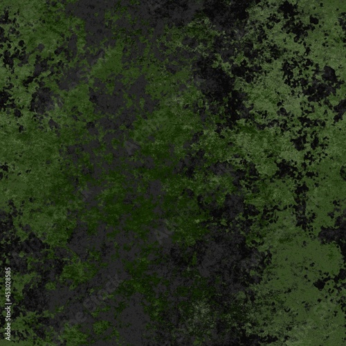 Fototapeta Naklejka Na Ścianę i Meble -  Seamless dark green grunge texture background