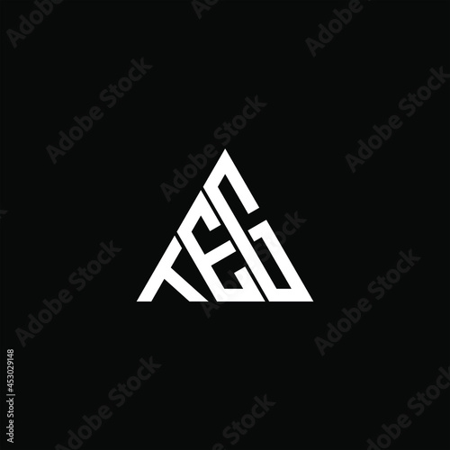 TEG letter logo creative design. TEG unique design
 photo