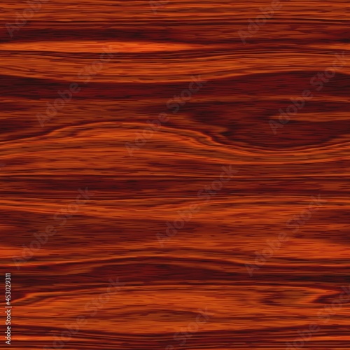 Seamless dark red orange horizontal wood grain texture background