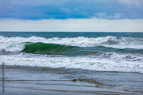 waves on the beach