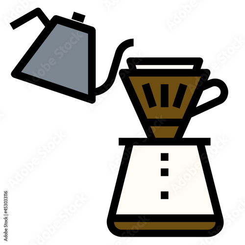 paper drip line icon