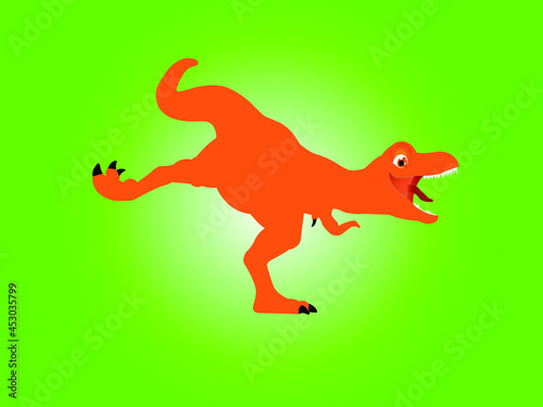 dinosaur illustration vector file. dinosaur cartoon illustration. animated dinosaur, wild life animals © Pendoo 360