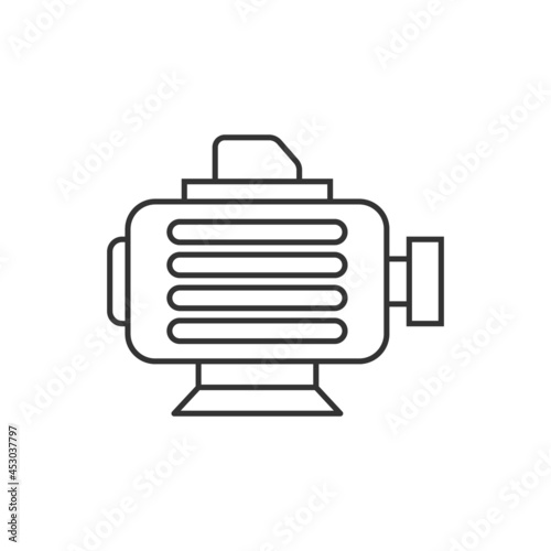 Pump linear icon.