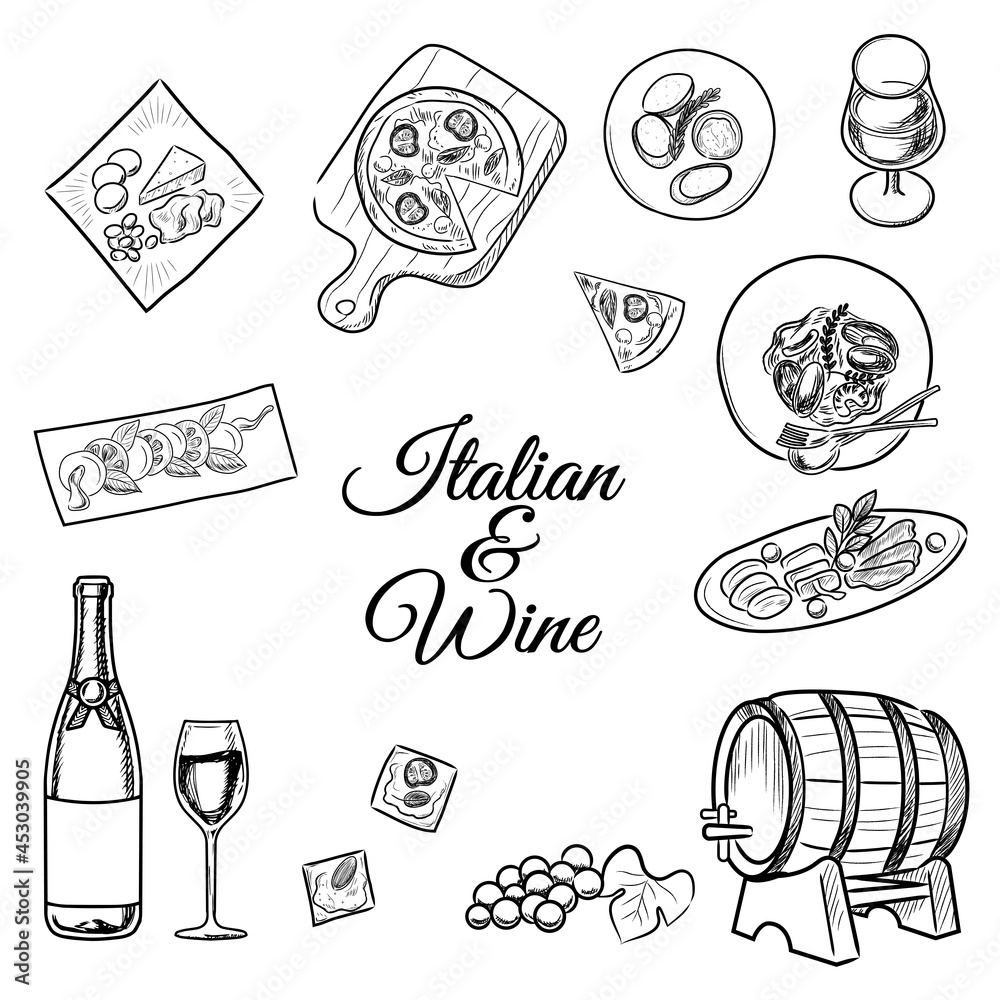 イタリア 料理 イラスト 線画 ワイン ボージョレヌーヴォー 樽 ベクター 手描き ピザ おつまみ オリーブ ぶどう パスタ クラッカー ディップ カプレーゼ ステーキ シャンパン ワイングラス ワイン樽 チーズ 洋食 フレンチ レストラン メニュー バー カフェ 居酒屋 バル イタリア 料理 イラスト 線画 ワイン ボージョレヌーヴォー 樽 ベクター 手描き ピザ おつまみ オリーブ ぶどう パスタ クラッカー ディップ カプレーゼ ステーキ シャンパン ワイングラス ワイン樽 チーズ 洋食 フレンチ レストラン メニュー バー カフェ 居酒屋 バル