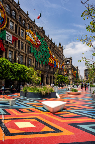 view of a street in mexico city