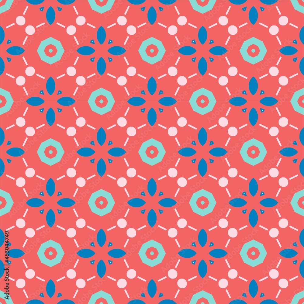 Modern seamless ornament. Abstract pattern shape design ready for print