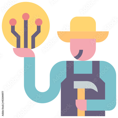 yield flat style icon