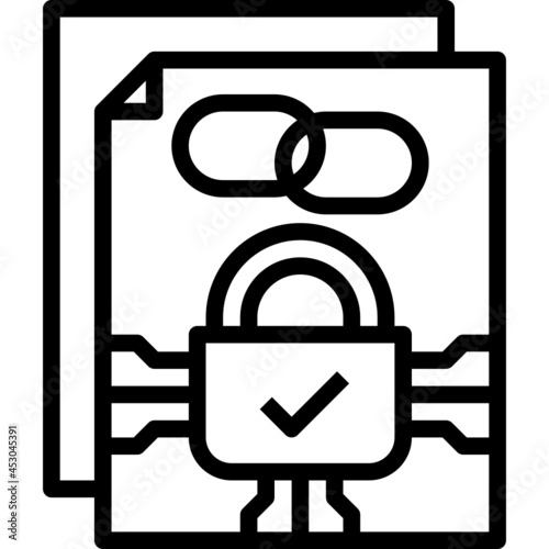 smart modern line style icon