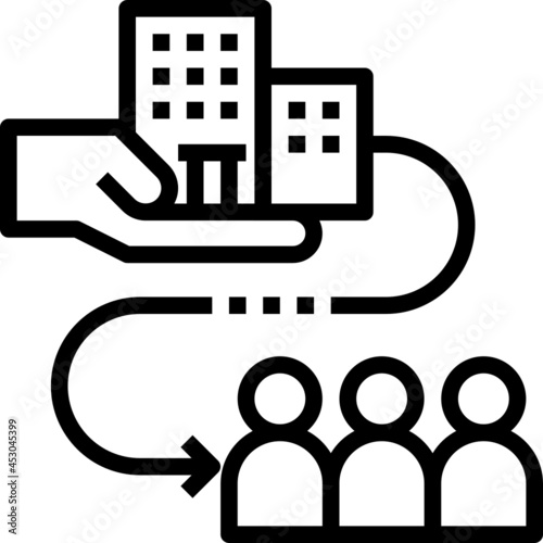 ipo modern line style icon