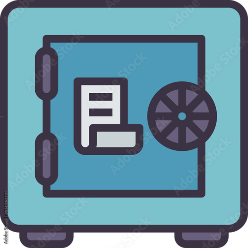 private outline style icon