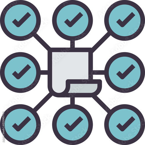 verify outline style icon