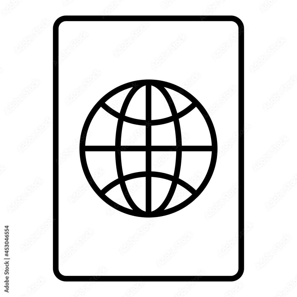 An editable design icon of travel permit, passport vector
An editable design icon of travel permit, passport vector
