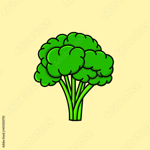 vegetable isolated vector illustration cartoon style. can use for vegetarian diet design of poster, banner, flyer, pamphlet, leaflet, brochure, catalog, food menu, web, site, website
