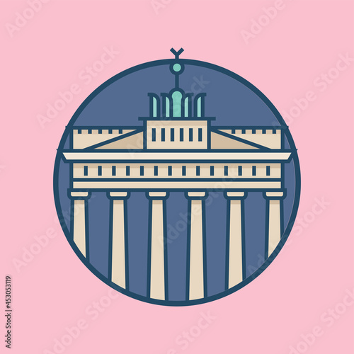 World famous building - Brandenburg Gate