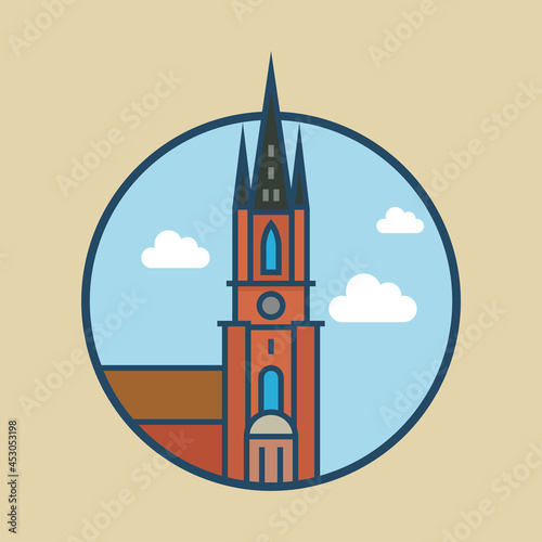 World famous building - Riddarholm Church