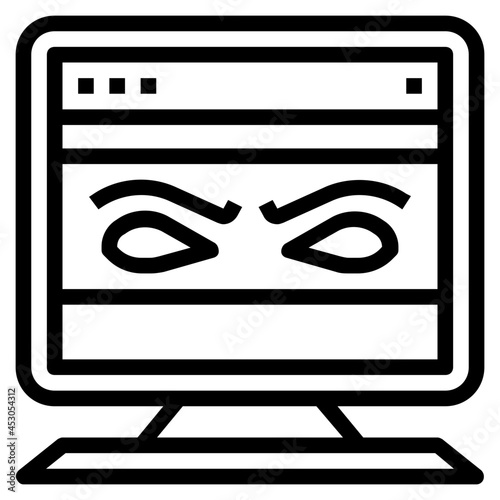 illegal website icon