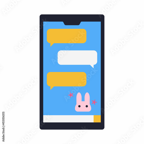 コミュニケーションツールのイラスト