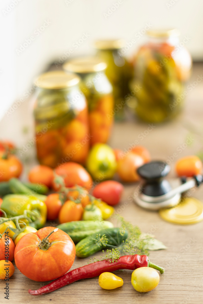 preservation of tomatoes and cucumbers preservation of tomatoes and cucumbers