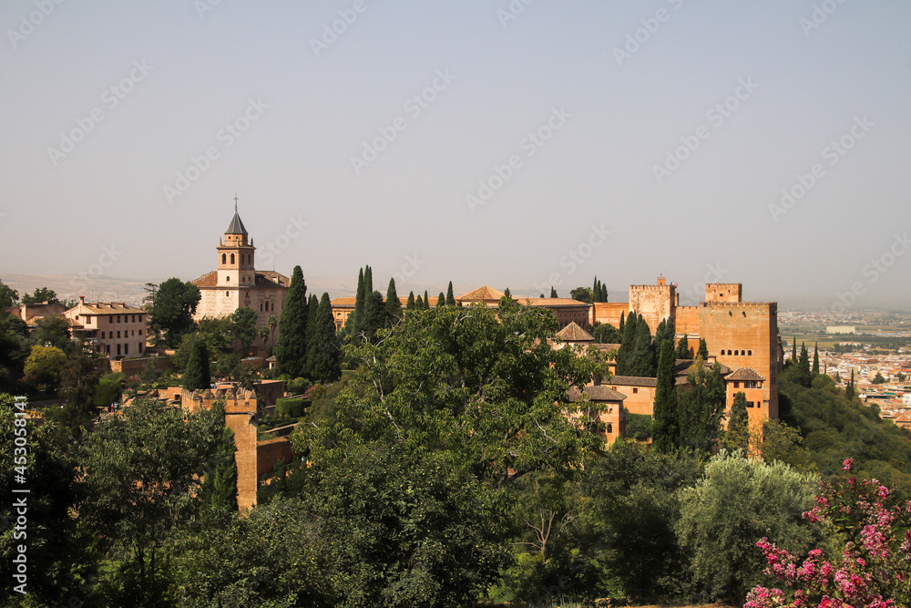 Alhambra castle at Granada