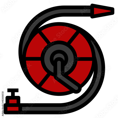firehose line icon