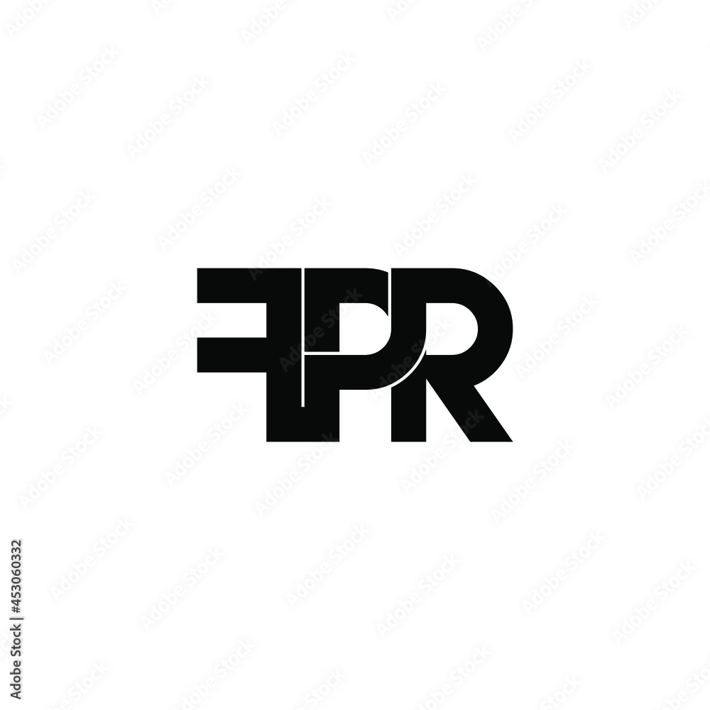 fpr initial letter monogram logo design fpr initial letter monogram logo design
