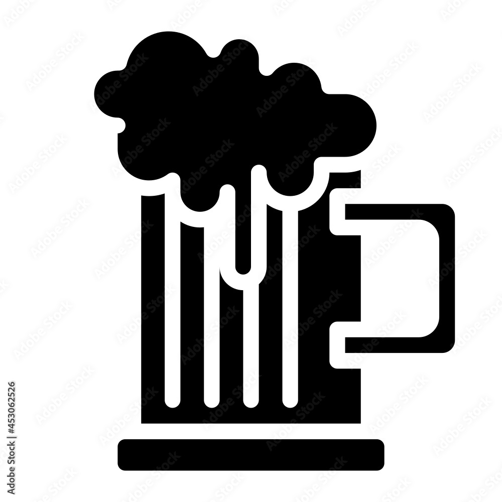 beer glyph icon beer glyph icon