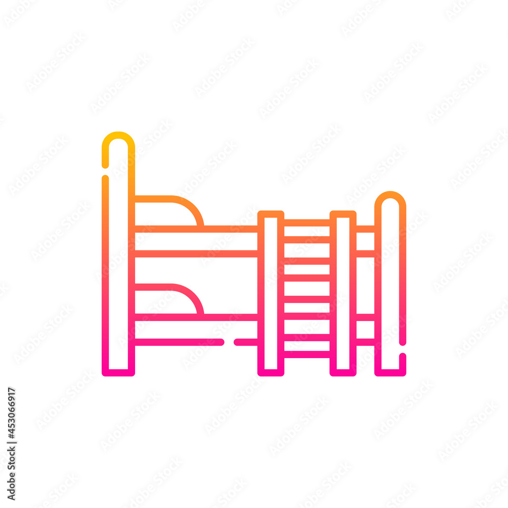Dormitories vector gradient icon style illustration. EPS 10 file Dormitories vector gradient icon style illustration. EPS 10 file