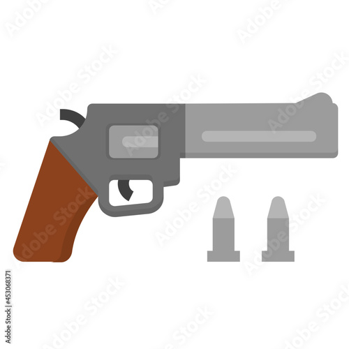 gun flat icon
