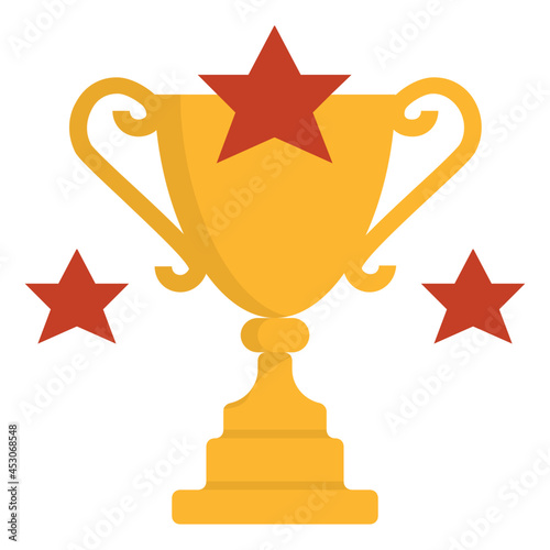 trophy flat icon