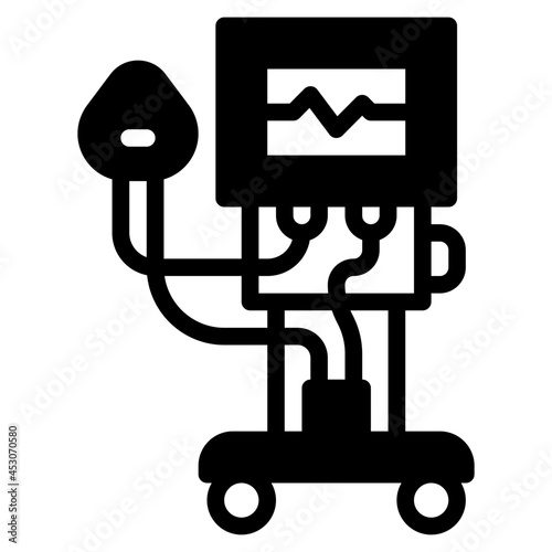 ventilator glyph icon