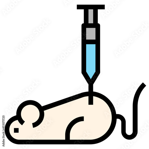 experiment line icon