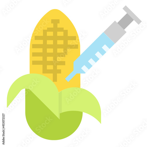 corn flat icon