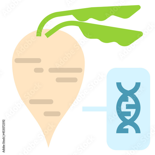 sugarbeet flat icon
