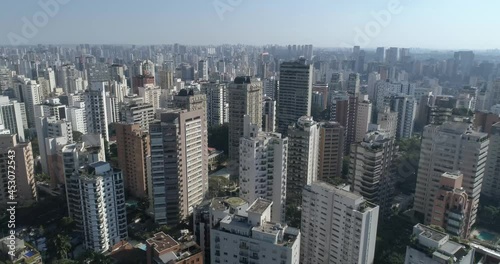 4k 60fps Drone shots of Moema, in São Paulo, SP , Brazil photo