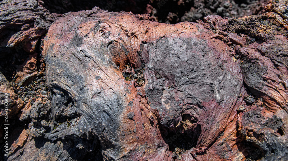 texture roche volcanique noire et rouge Stock Photo Adobe Stock