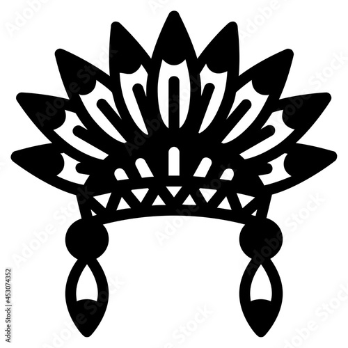 indian glyph icon