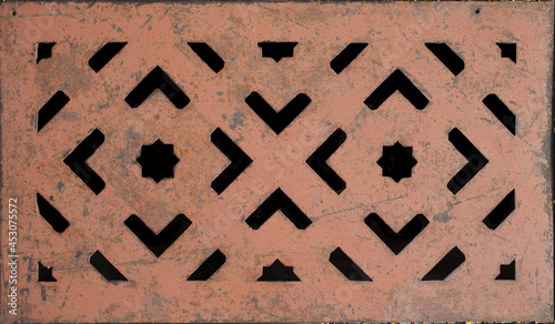 Metallic Rustic urban tile background, tile with a pattern for wall tile, floor tile
