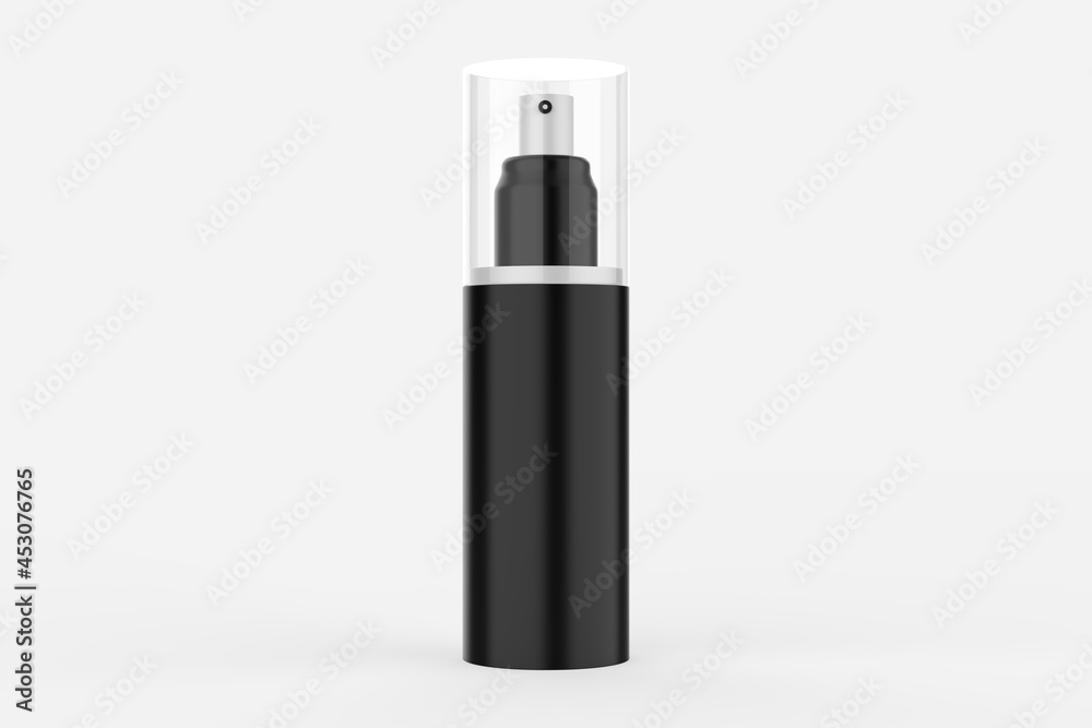 blank spray bottles for Mock up, cosmetic package. template for advertising, cosmetic products or household. 3d illustration blank spray bottles for Mock up, cosmetic package. template for advertising, cosmetic products or household. 3d illustration