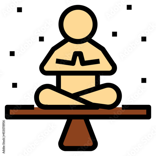 equanimity line icon