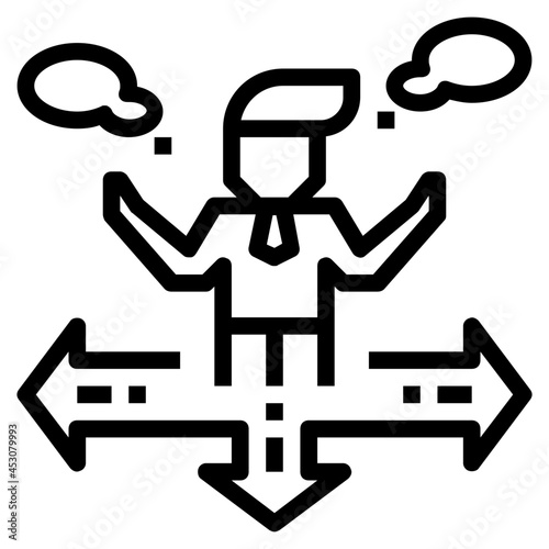 decision line icon