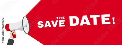Save the date simple illustration