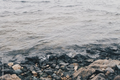 waves on the beach