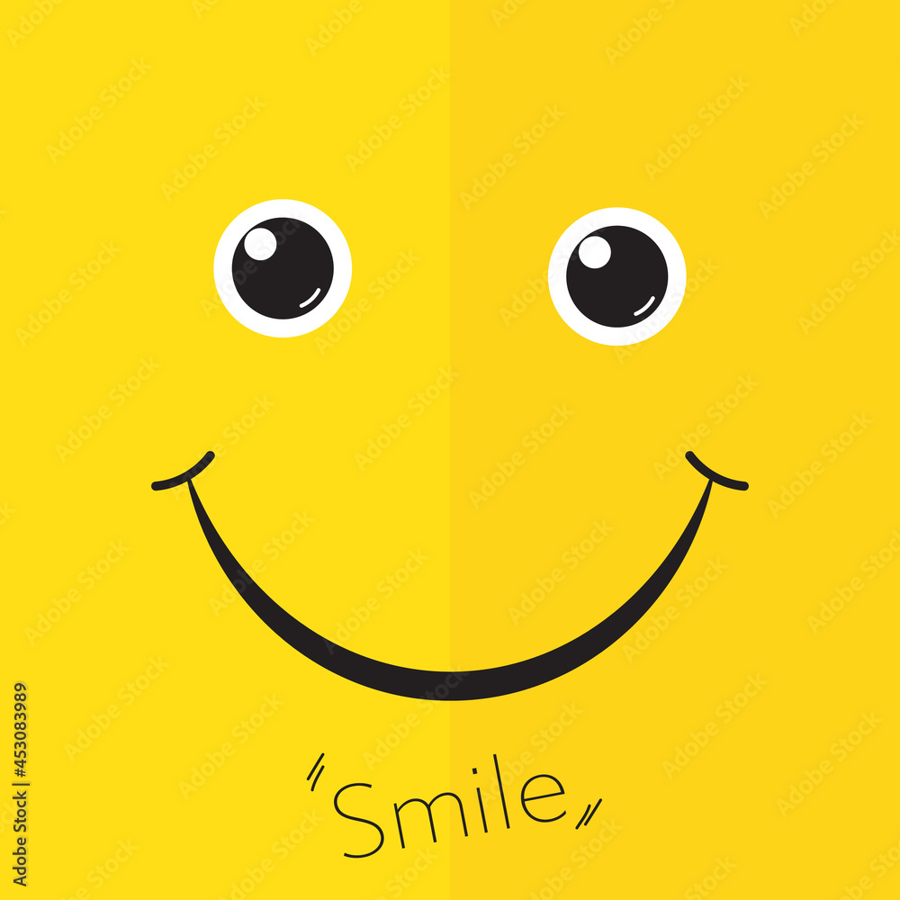 Happy cheerful face icon vector illustration